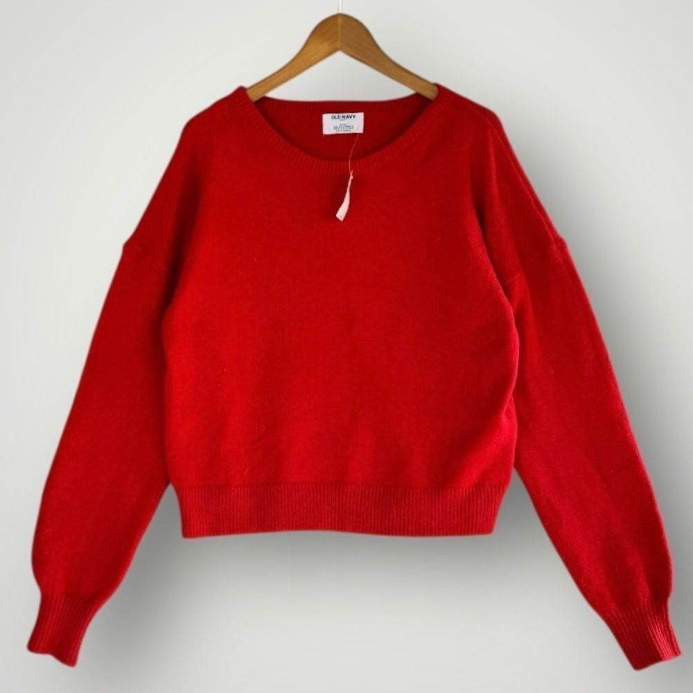 🎉5 for $45🎉 New Old navy sweater pullover women size s tall red